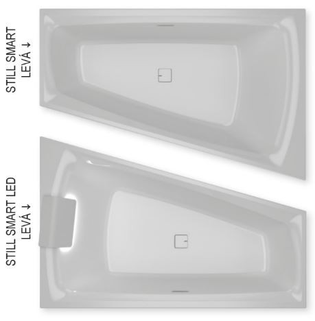 Ванна акриловая Riho Still Smart 170*110 B101009005 правая с функцией Riho Fall