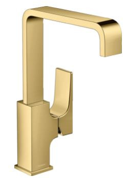 Смеситель Hansgrohe Metropol 32511990 для раковины полированное золото