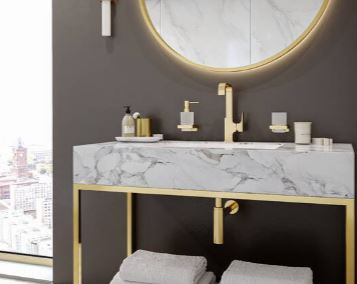 Смеситель Hansgrohe Metropol 32511990 для раковины полированное золото