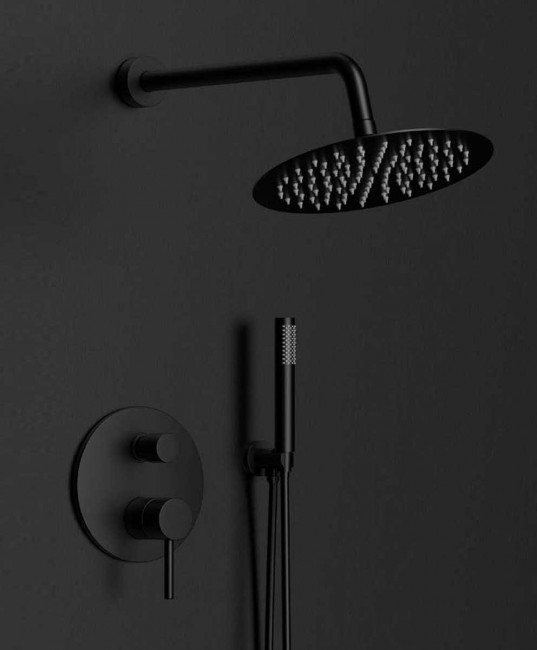 Душевая система Vincea Desire VSFW-1D1MB встраиваемая черный матовый
