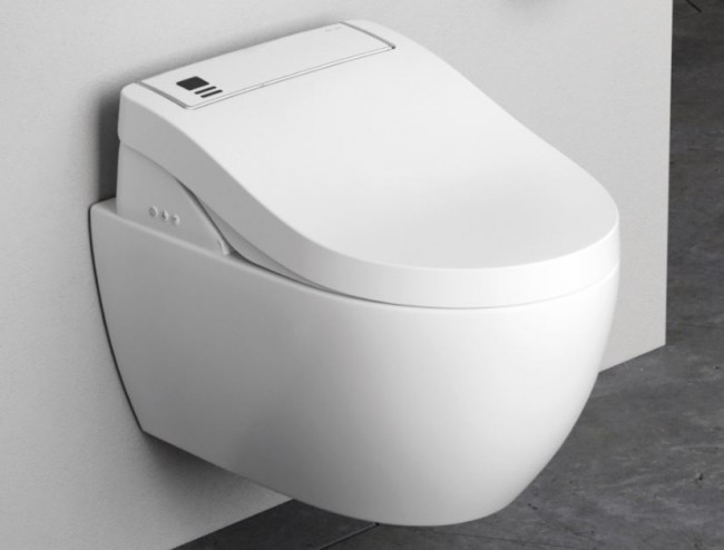 Унитаз подвесной Am.Pm Awe Clean Care C111739SC безободковый с электронной крышкой-биде