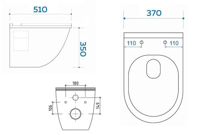 Унитаз подвесной Maretti Vittorio VI10PZM24-844 с микролифтом