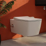 Унитаз подвесной Vitra Metropole Rim-Ex 7672B003-1684 безободковый с функцией биде и без сиденья