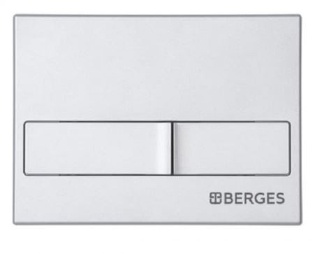 Система инсталляции Berges Novum 040212 с кнопкой L2 матовый хром