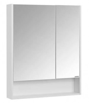 Зеркальный шкаф Акватон Сканди 70 1A252202SD010 белый матовый