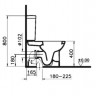 Унитаз-компакт Vitra S20 9800B003-7204 микролифт