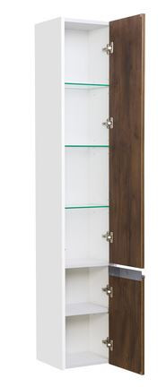 Шкаф-колонна Акватон Капри 1A230503KPDBR таксония темная правый