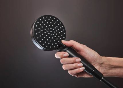 Душевая система Hansgrohe Vernis Blend Showerpipe 200 1jet EcoSmart 26089670 с термостатом черный матовый