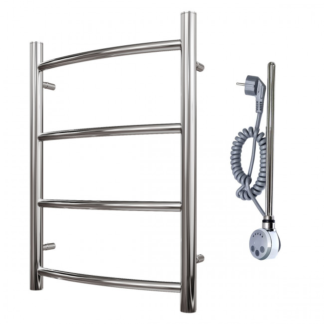 Полотенцесушитель электрический Point Афина PN04146E П4 400*600 левый/правый хром