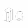 Душевой уголок Vincea Slim-U 100*80 VSS-2SU8010CL прозрачное