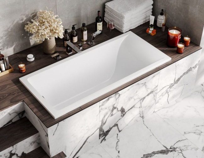 Ванна из литьевого мрамора Marmo Bagno Алесса NEW 170*75