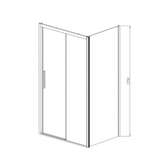 Душевой уголок Vincea Soft 110*90 VSR-3SO9011CLB прозрачное