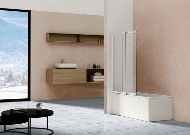 Шторка для ванны Vincea VSB-1E100CL 100 прозрачное