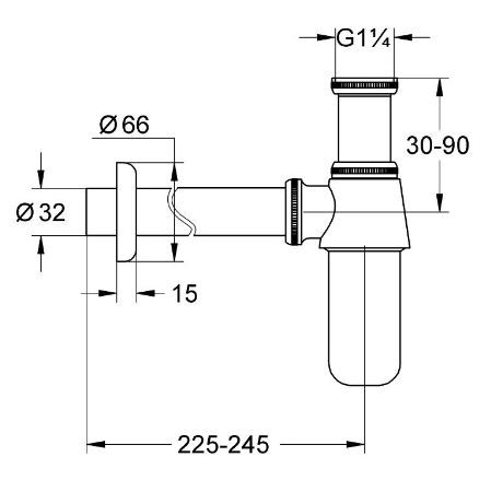 Сифон для раковины Grohe 28920000