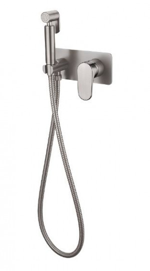 Комплект гигиенического душа Boheme Spectre 457-NB никель брашированный