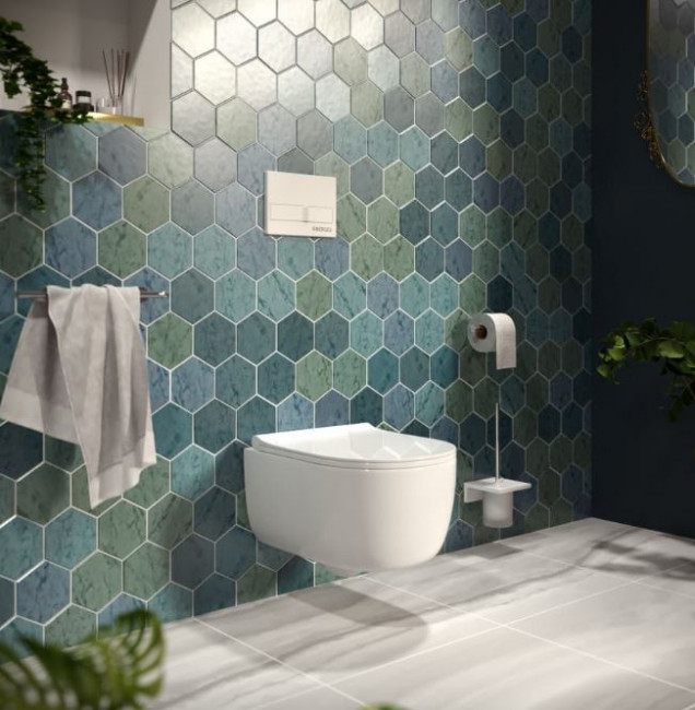 Система инсталляции Berges Novum 040211 с кнопкой L1 белая