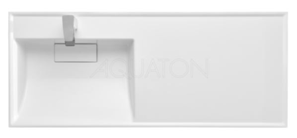 Раковина Акватон Лондри 120 1A72843KLH01L для установки над стиральной машиной левая