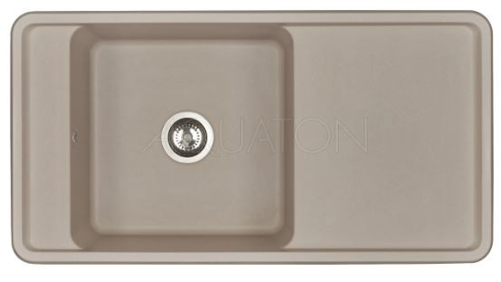 Мойка для кухни Акватон Беллис 97 1A725132BS250 серый шелк