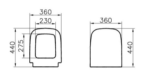Сиденье для унитаза Vitra S20 177-003-009 с микролифтом