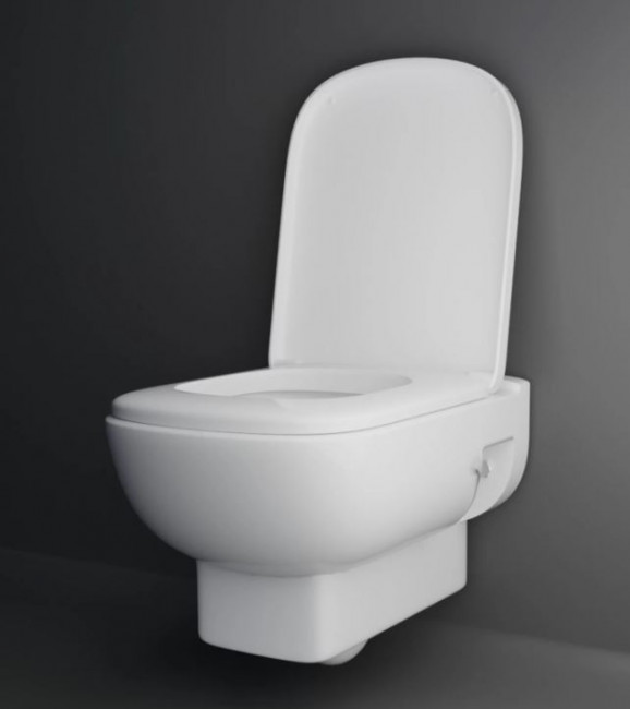 Унитаз подвесной Оскольская Керамика Norden Rimless 40302100005 безободковый с микролифтом