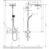 Душевая система Hansgrohe Pulsify S Showerpipe 260 1jet с ShowerTablet Select 400 24220000 с термостатом