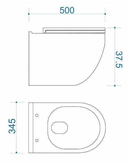 Унитаз подвесной Maretti Calabria CA10PBM29-844 безободковый с микролифтом