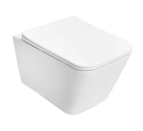 Унитаз подвесной Azario Indor AZ-9004WT смыв Торнадо безободковый с микролифтом