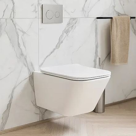 Унитаз подвесной Azario Indor AZ-9004WT смыв Торнадо безободковый с микролифтом