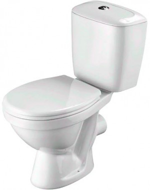 Унитаз-компакт Santek Паллада 1WH302371 горизонтальный выпуск сиденье полипропилен без микролифта