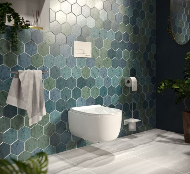 Система инсталляции Berges Novum 040214 с кнопкой L4 Soft Touch белая