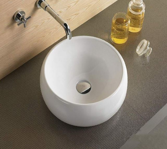 Раковина CeramaLux 5004 40*40 накладная