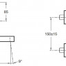 Смеситель Jacob Delafon Strayt E45370-CP для ванны