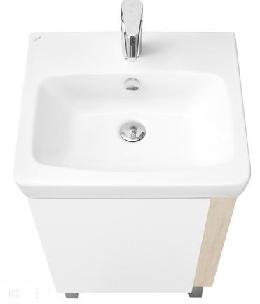 Тумба под раковину Акватон Кантри 50 1A257801AHB20 белая дуб верона