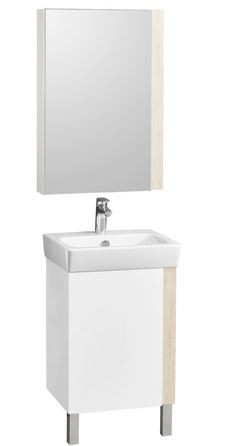 Тумба под раковину Акватон Кантри 50 1A257801AHB20 белая дуб верона