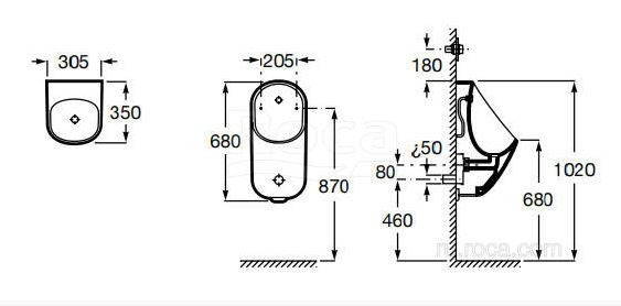 Писсуар Roca Proton 3590J3000 безободковый
