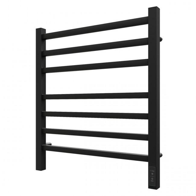 Полотенцесушитель электрический Point Вега PN71856B П7 500*600 диммер справа черный