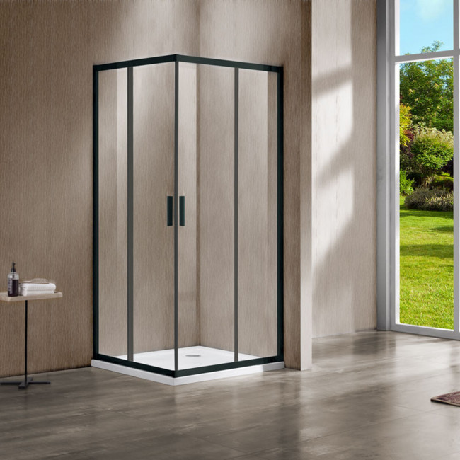 Душевой уголок Vincea Garda 90*80 VSS-1G8090CLB прозрачное