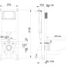 Инсталляция для унитаза Aquatek Standart 37 INS-0000017