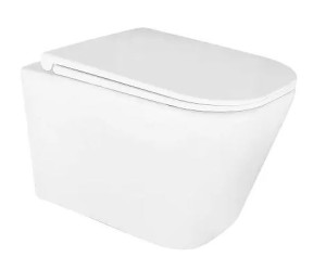 Унитаз подвесной Azario Esconda AZ-2805E смыв Торнадо безободковый с микролифтом