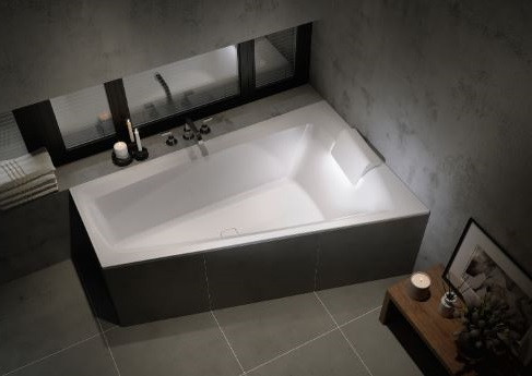 Ванна акриловая Riho Still Smart 170*110 B102003005 левая с функцией Riho Led