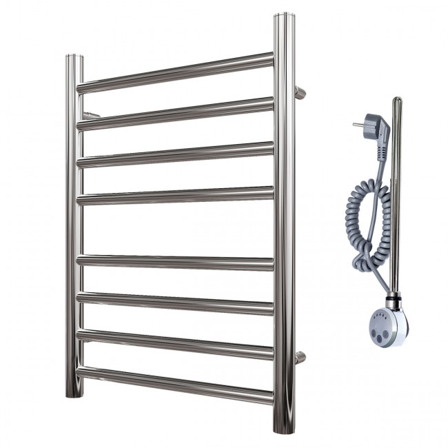 Полотенцесушитель электрический Point Аврора PN10146SE П8 400*600 левый/правый хром