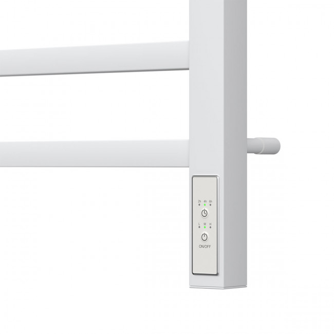 Полотенцесушитель электрический Point Вега PN71856W П7 500*600 диммер справа белый