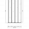 Шторка для ванны Vincea VSB-31100CL 100 прозрачное