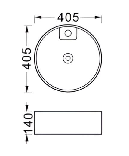 Раковина Aquatek Европа AQ5212-MG 40,5*40,5 накладная серый матовый