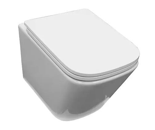 Унитаз подвесной Azario Armonia AZ-2403 смыв Торнадо безободковый с микролифтом