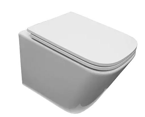 Унитаз подвесной Azario Armonia AZ-2403 смыв Торнадо безободковый с микролифтом