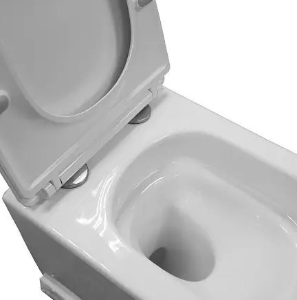 Унитаз подвесной Azario Armonia AZ-2403 смыв Торнадо безободковый с микролифтом