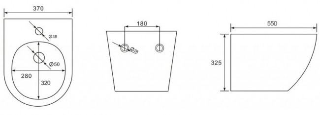 Биде подвесное Esbano Garcia ESVBGARCW белый