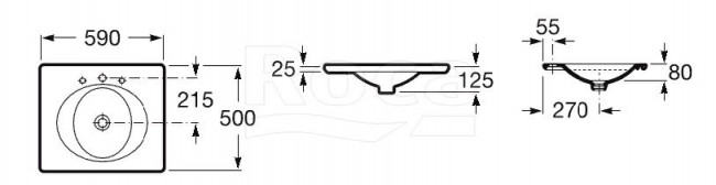Раковина Roca Kalahari 327894000