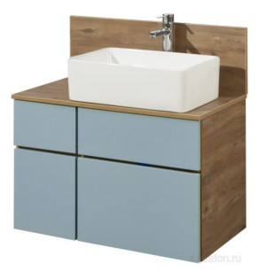 Тумба под раковину Акватон Мишель 80 1A256801MIX30 дуб рустикальный фьорд
